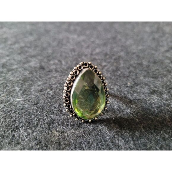 Peridot GEMSTONE Handmade 925 Sterling Silver Jewelry - Picture 4 of 4